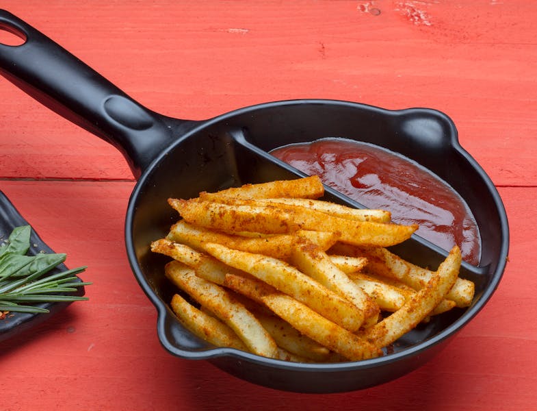 Seasoned crispy french fries